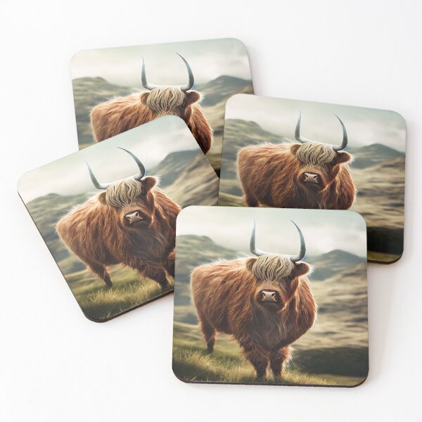 Item preview, Highland cow designed and sold by haroulita.