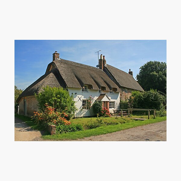 Dorset Thatch, East Lulworth Photographic Print