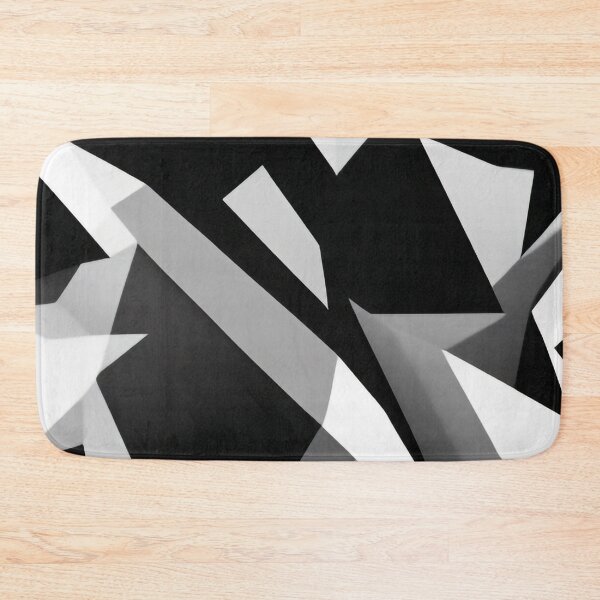 Item preview, Modern Geometric Fade Pattern With Monochromatic Color Scheme of Black designed and sold by NECHSTORE.