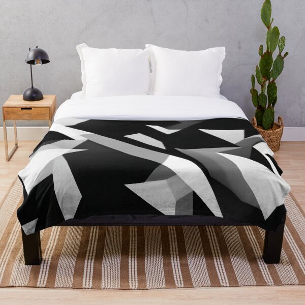 Item preview, Modern Geometric Fade Pattern With Monochromatic Color Scheme of Black designed and sold by NECHSTORE.