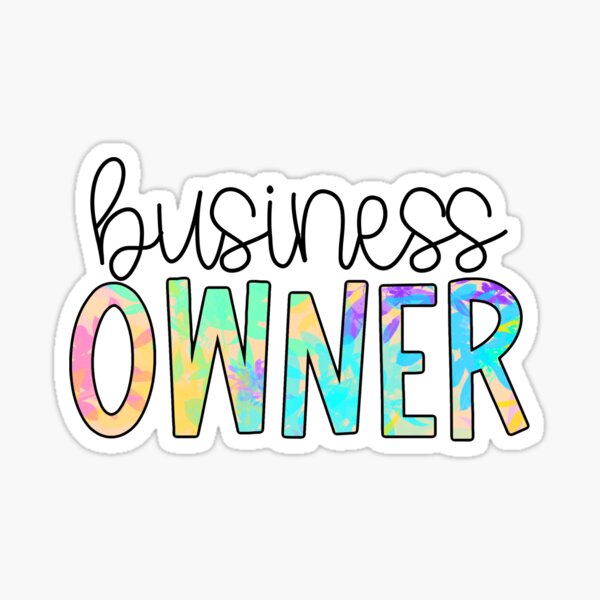 Item preview, Business Owner Neon Splatter designed and sold by Eagerly Elementary Music.