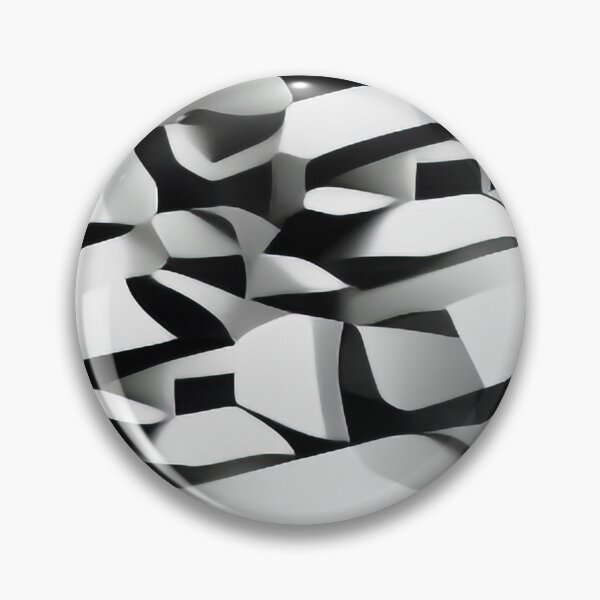 Item preview, Modern Monochromatic Pattern With 3D Effect designed and sold by NECHSTORE.