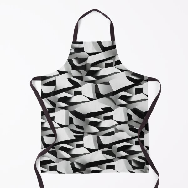 Item preview, Modern Monochromatic Pattern With 3D Effect designed and sold by NECHSTORE.