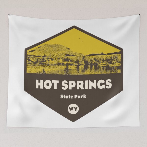 Item preview, Hot Springs State Park Wyoming designed and sold by Esskay Designs.