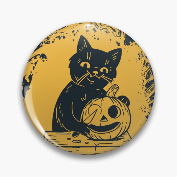 Item preview, Pumpkin Carving Cat! designed and sold by AllSeeingArt.