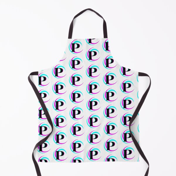 Item preview, Blue Pink Swirl Monogram P designed and sold by Coffee Lifestyle.