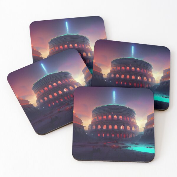 Item preview, Cyberpunk Colosseum in Ancient Rome designed and sold by ai-holics.