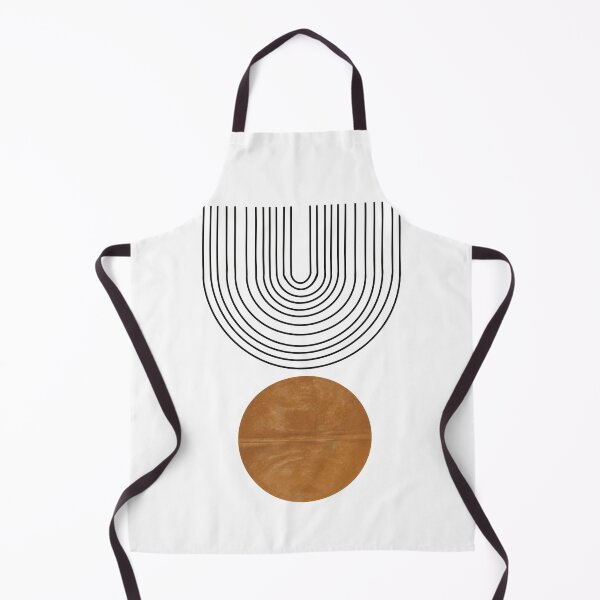 Item preview, Modern Contemporary Composition Minimalist Sunrise Abstract Flow Poster Arch Balance Brown Sun Rainbow Mid-Century lines Boho Geometric designed and sold by thanyaj.