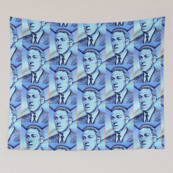 Artikelvorschau, HP Lovecraft-Grafik | HP Lovecraft-Porträt | HP Lovecraft Wandkunst entworfen und verkauft von Suyogsonar25.