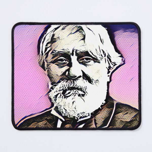 Item preview, Ivan Turgenev Artwork | Ivan Turgenev Portrait | Ivan Turgenev Wall Art designed and sold by Suyogsonar25.