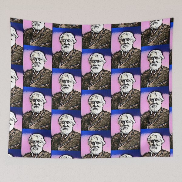 Item preview, Ivan Turgenev Artwork | Ivan Turgenev Portrait | Ivan Turgenev Wall Art designed and sold by Suyogsonar25.