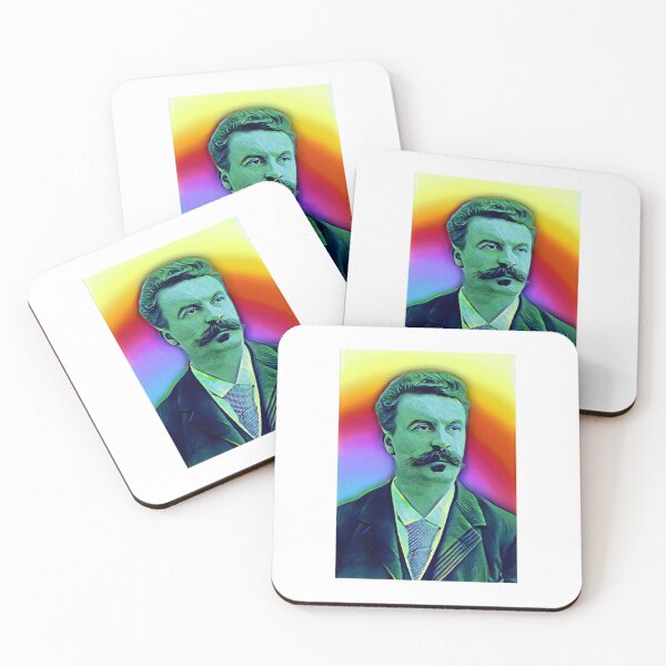 Item preview, Guy de Maupassant Artwork | Guy de Maupassant Portrait | Guy de Maupassant Wall Art  designed and sold by Suyogsonar25.