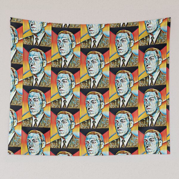 Artikelvorschau, HP Lovecraft-Grafik | HP Lovecraft-Porträt | HP Lovecraft Wandkunst entworfen und verkauft von Suyogsonar25.