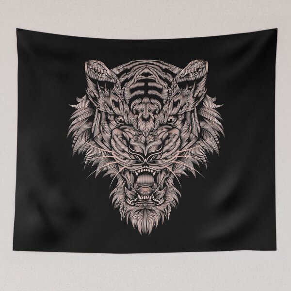 Item preview, Rose Gold Tiger Head designed and sold by hockeng.