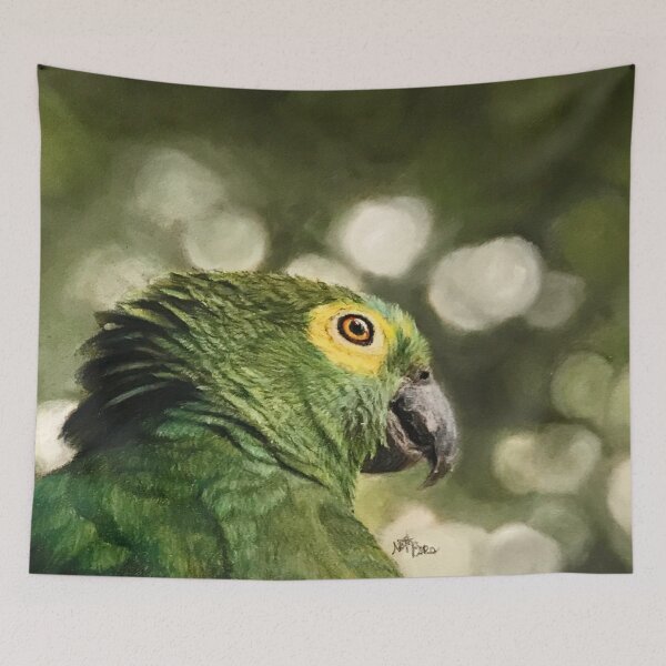 Item preview, Cute exotic green parrot designed and sold by NathBros.