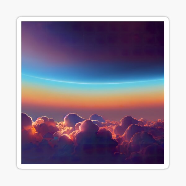 Dream about sky Sticker