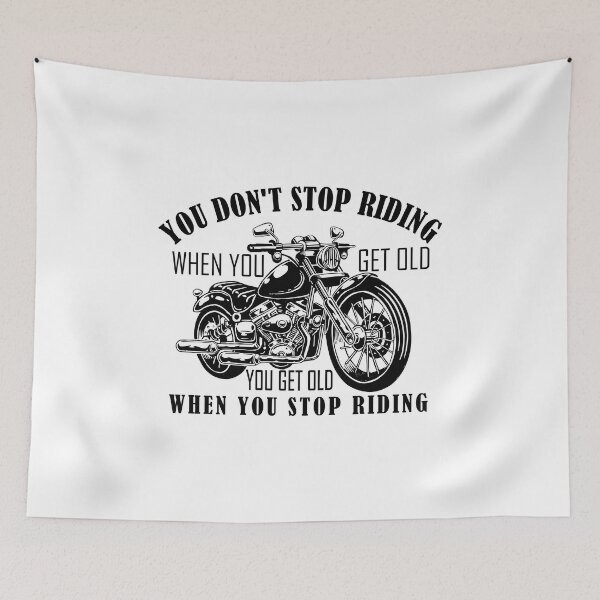 Item preview, Cute You Don't Stop Riding When You Get Old designed and sold by jaftees.