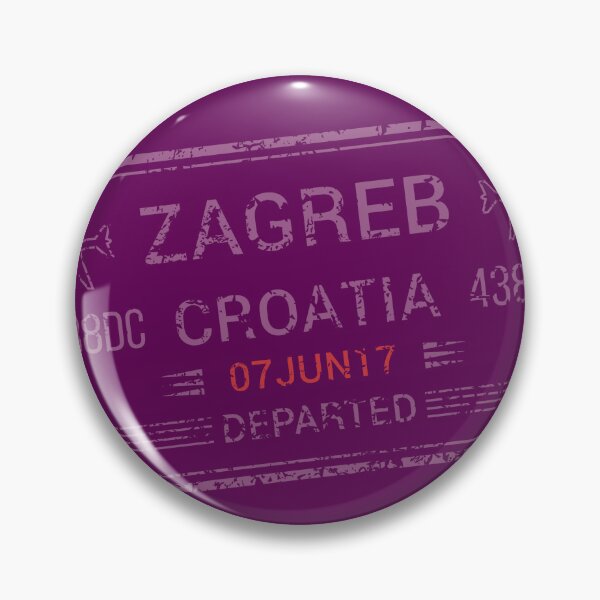 Item preview, Croatia, Zagreb - Passport Stamp designed and sold by Sejmen.
