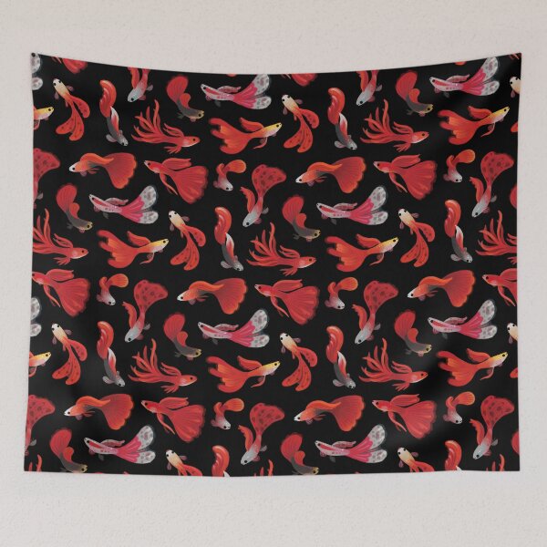 Item preview, Red guppy designed and sold by pikaole.