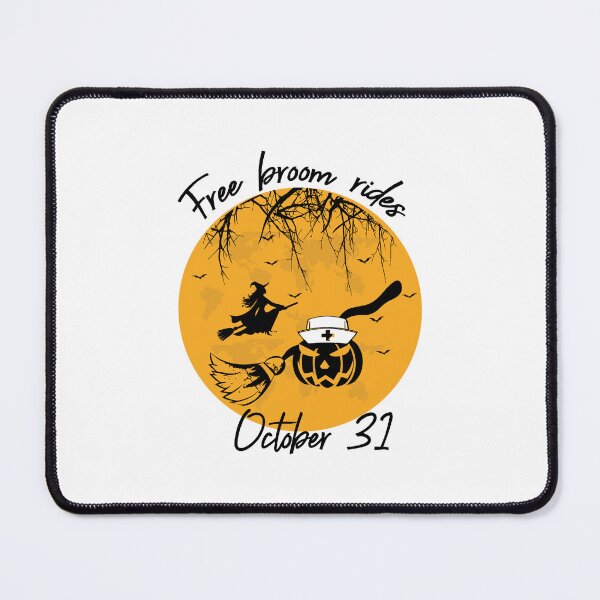 Item preview, Free Broom Rides October 31 designed and sold by AdventArt.