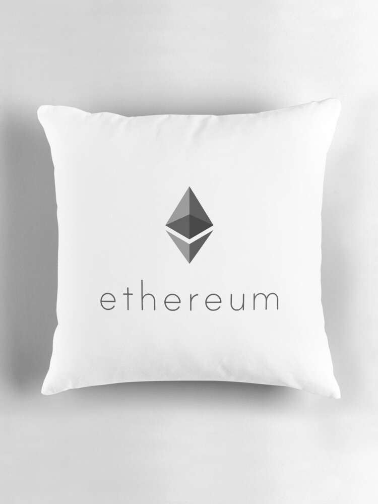 Thumbnail 3 of 4, Pillow, Ethereum Cryptocurrency designed and sold by cryptees.