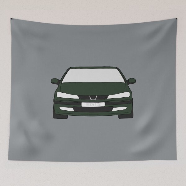 Item preview, Peugeot 406 front forest green color designed and sold by EdimDesign.