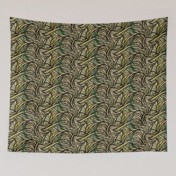 Item preview, Netted Flowing Jungle designed and sold by Imperfectcircle.