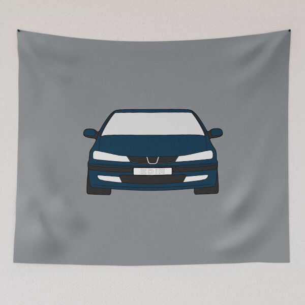 Item preview, Peugeot 406 front blue color designed and sold by EdimDesign.