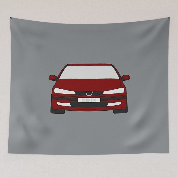 Item preview, Peugeot 406 front burgundy red color designed and sold by EdimDesign.