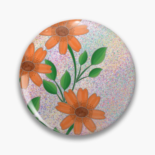 Item preview, Copy of Orange flower bloom pattern  designed and sold by ashu-art-.