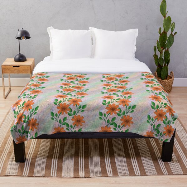 Item preview, Copy of Orange flower bloom pattern  designed and sold by ashu-art-.