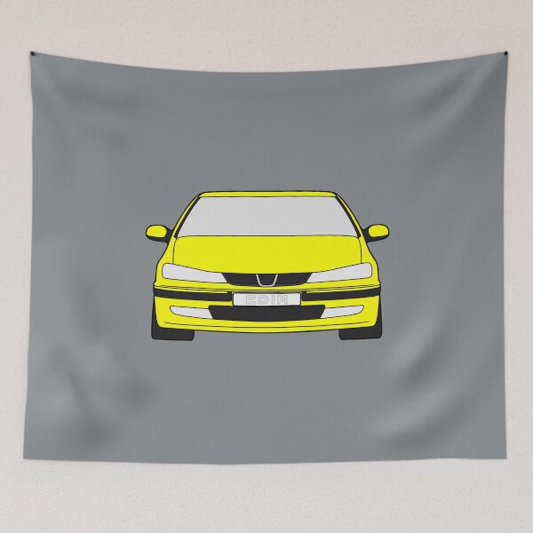Item preview, Peugeot 406 front yellow color designed and sold by EdimDesign.