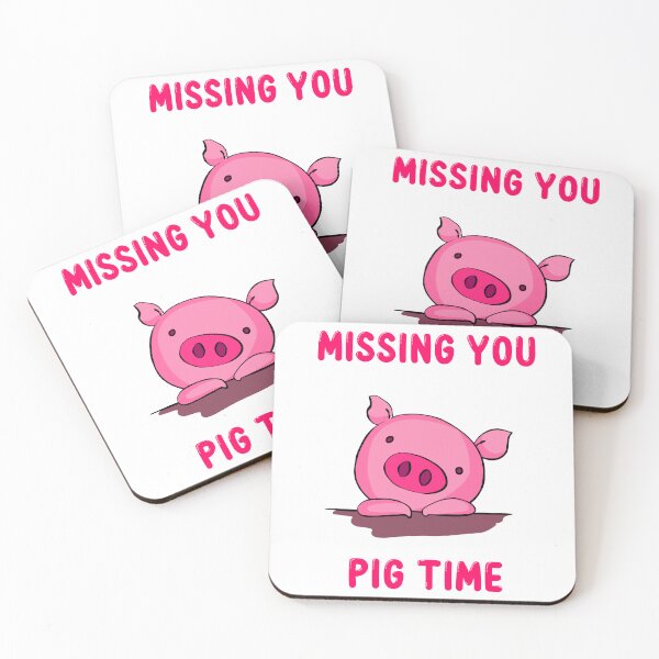 Item preview, Missing you pig time designed and sold by OnlyCoolDesigns.