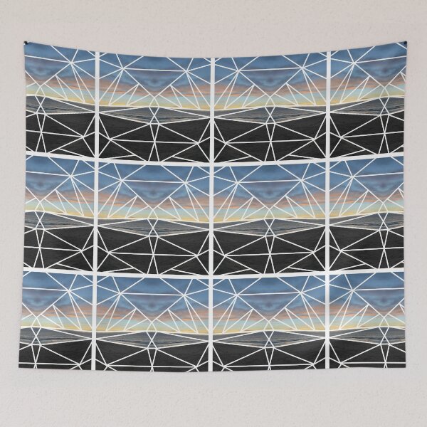 Item preview, Tessellated Sunset Over the Pacific designed and sold by macrodesign.