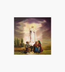 Our Lady of Fatima Art Board Print