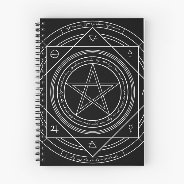 Item preview, White Alchemy Symbols Magic Circle designed and sold by Saanis.