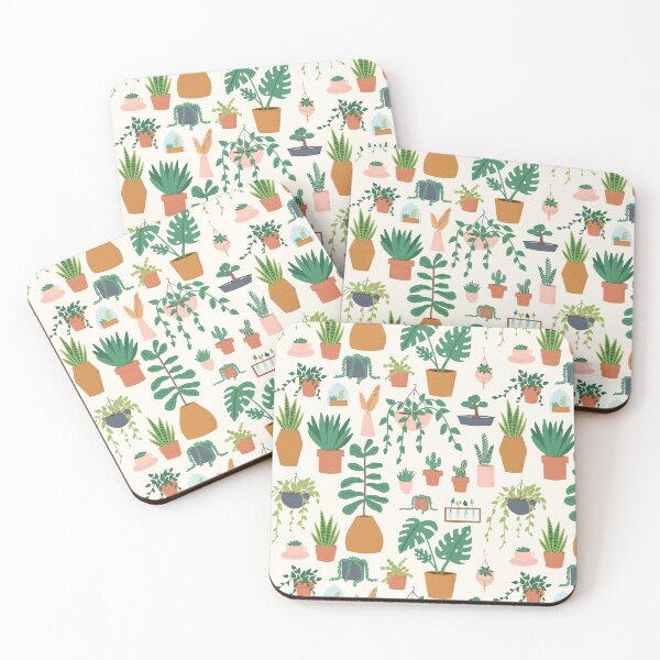 Item preview, House plants pattern designed and sold by BluebellPainter.