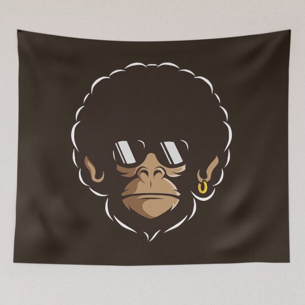 Item preview, Afro Monkey  designed and sold by Christosign.