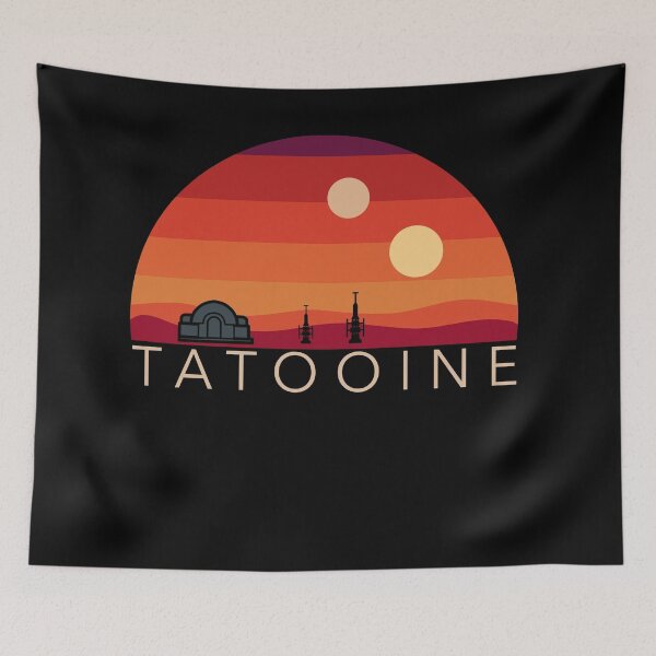Item preview, Tatooine desert planet with 2 suns designed and sold by Breier.