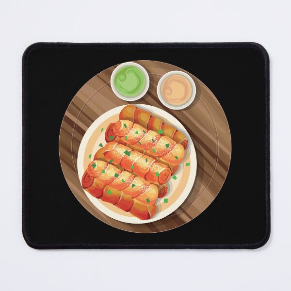 Item preview, Wooden Tray of Tequeños Cheese Sticks and Dip designed and sold by Alicia Chee.