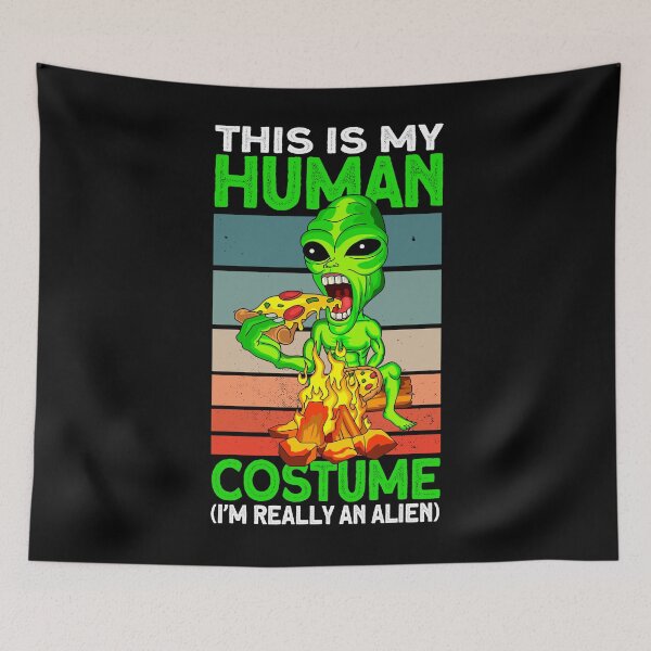 Item preview, This is My Human Costume I'm Really An Alien - Halloween designed and sold by Ibu83.