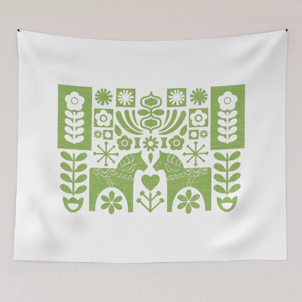 Item preview, Swedish Folk Art - Greenery designed and sold by miavaldez.