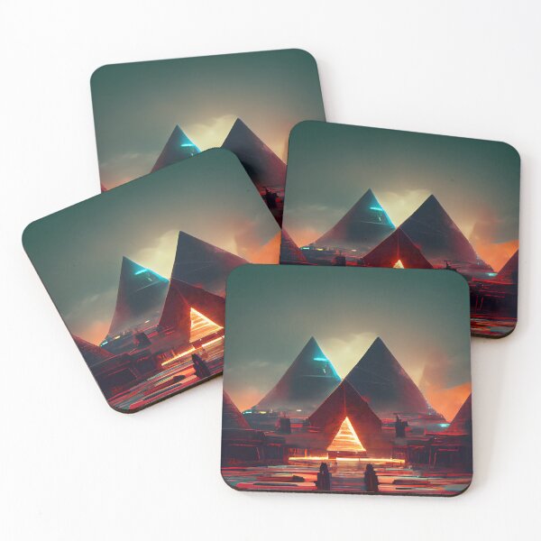 Item preview, Cyberpunk Pyramids of Ancient Egypt  designed and sold by ai-holics.