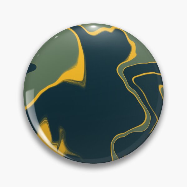 Artikelvorschau, Multicolor Abstract Vivid Art, Planet From Above, Green And Yellow, Modern Minimalist Art entworfen und verkauft von GikaDesigns.