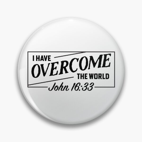 Item preview, I Have Overcome The World Gospel John 16:33 designed and sold by MarkFiveDesign.