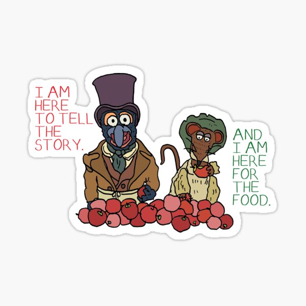 Vista previa del artículo con la obra «Cuento de Navidad de los Muppets - Gonzo y Rizzo», diseñado y vendido por Jennifer Grene.