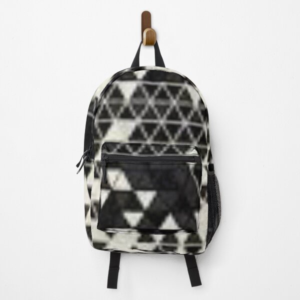 Item preview, Black and White Triangle Gradient Geometric Pattern designed and sold by the-al-foil.