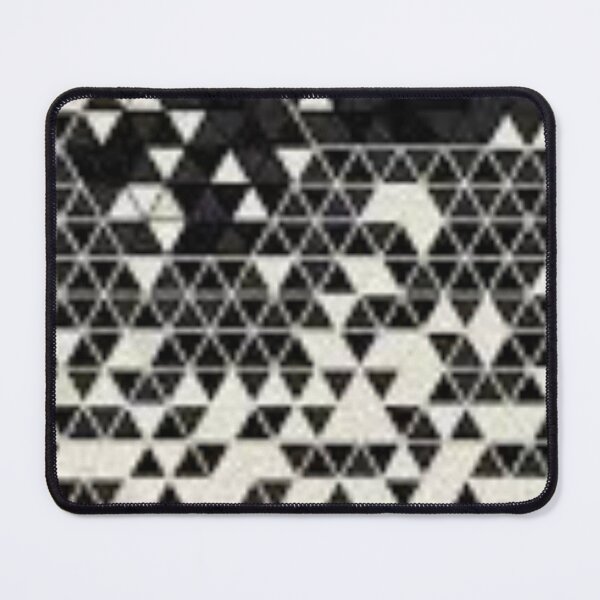 Item preview, Black and White Triangle Gradient Geometric Pattern designed and sold by the-al-foil.