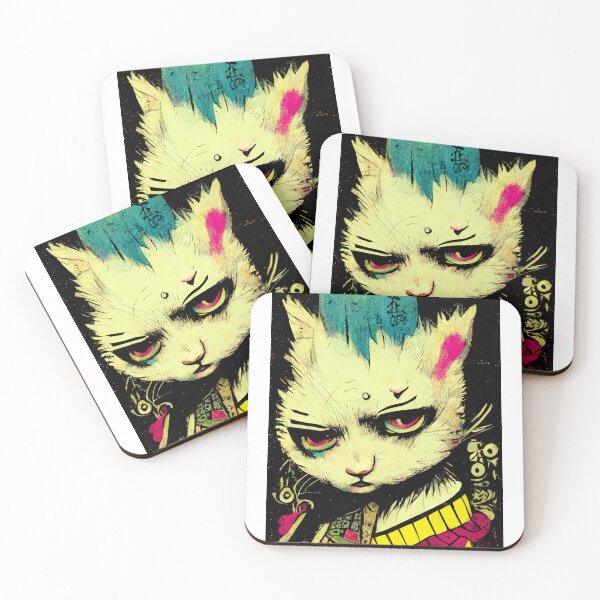 Item preview, cat lady punk rock designed and sold by keyd-studio.