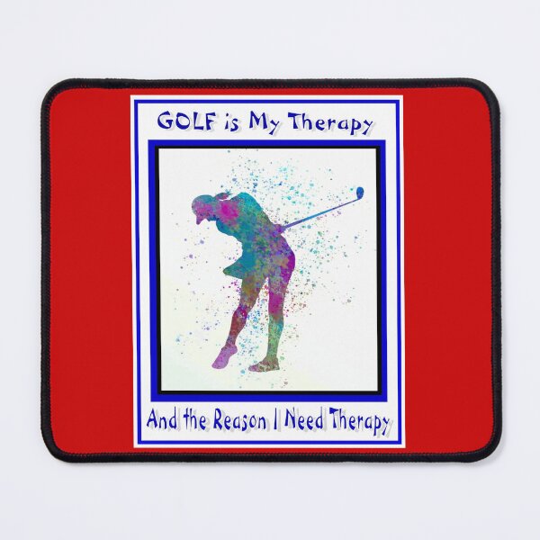 Item preview,  GOLF is My THERAPY : Sign Saying Print designed and sold by posterbobs.